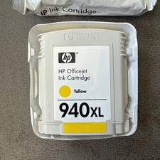 Genuine HP Ink Cartridge Yellow HP940 C4905A 940XL Open Box, Expired