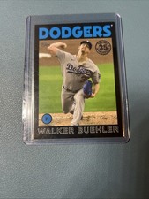 2021 Topps - 1986 Topps Baseball  Walker Buehler #86R-WB Black /299