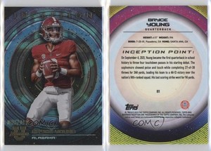 2022-23 Bowman Inception University Aqua Foil V1 /199 Bryce Young #81