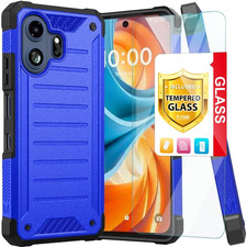 TJS for TCL NXTPAPER 70 Pro 5G 2026 Case with Screen Protector Blue