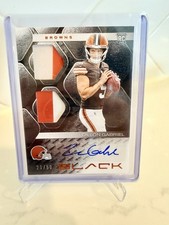 2025 Panini Black Dillon Gabriel Dual Patch RPA Auto RC /50 | Cleveland Browns