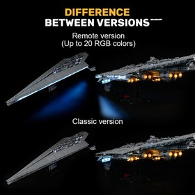 LED Light Kit for Super Star Destroyer - Compatible with LEGO&reg; 10221 (Remote)📦