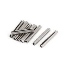 M2x16mm 304 Stainless Steel Split Spring Roll Dowel Pins Fasteners 10Pcs
