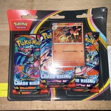  Charmeleon 3-Pack Blister Chaos Rising ME04 Pokemon TCG