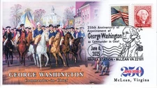 25-195, 2025, George Washington, Pictorial  Postmark, Event Cover, NAPEX, McLean
