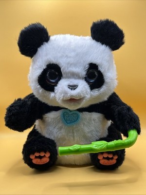 FurReal Friends Coco the Interactive Tumbling Panda Giggle/Snack/Roll Used