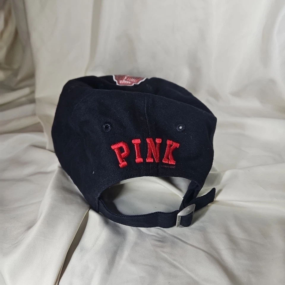 波士顿红袜队亮片袜子标志维多利亚的秘密粉色蓝色棉质帽子 — 第 3/4 张图片