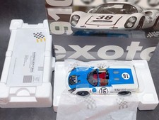 Exoto 1/18 Porsche 910 Japan GP #16 Kazato/Hasegawa 1969 Collectible