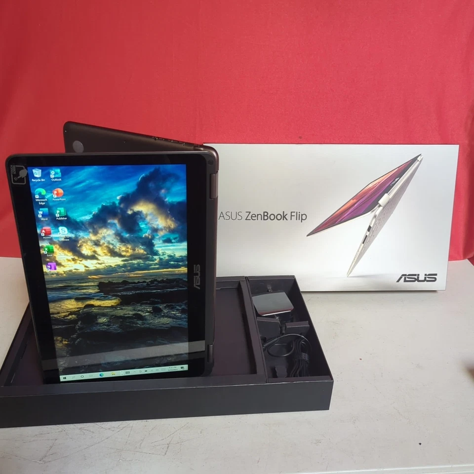 ASUS ZenBook Flip UX360CA 13.3in. Touch Intel M3 8GB 256GB + Case + MS OFFICE - Image 4 of 4
