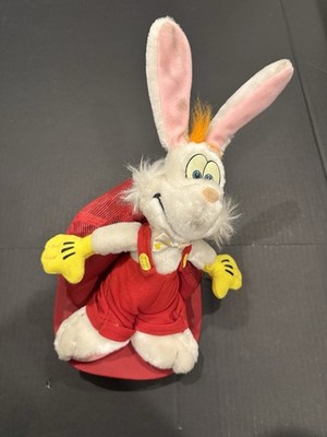 Vtg 80 s Disney Character Fashions Roger Rabbit Plush Snapback Hat Movie Promo