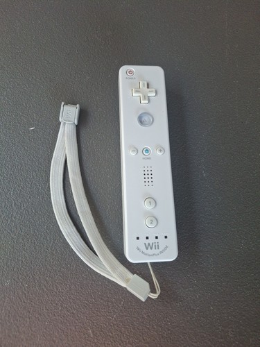Nintendo OEM Motion Plus Wii Mote Remote White Controller Official RVL-036