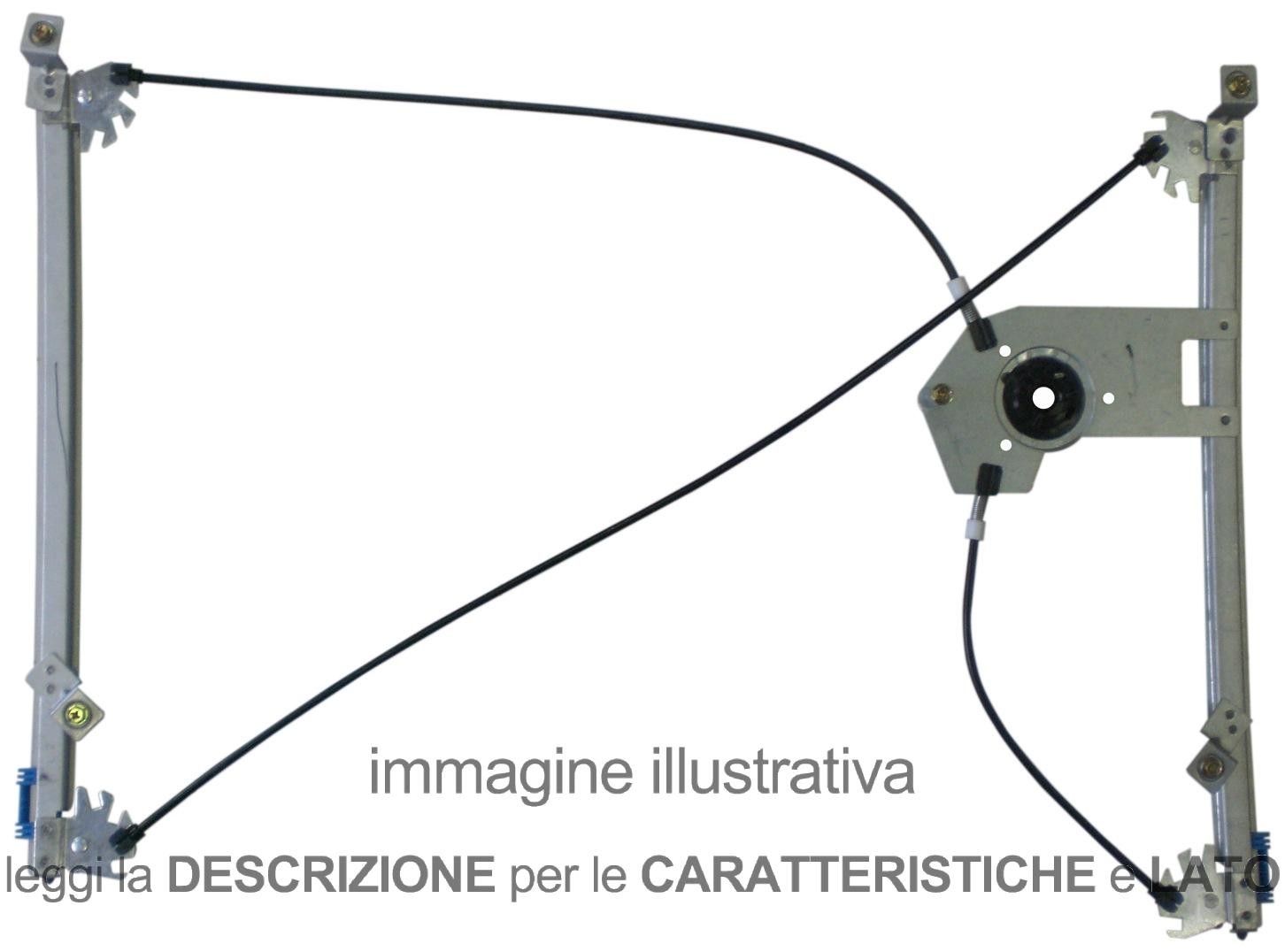 Alzacristallo Renault Clio Iii 2005-2009 Meccanismo Anteriore 3 Porte Sinistro