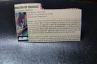 Vintage 1984 GI Joe Master of Disguise Zartan File Card Free Shipping