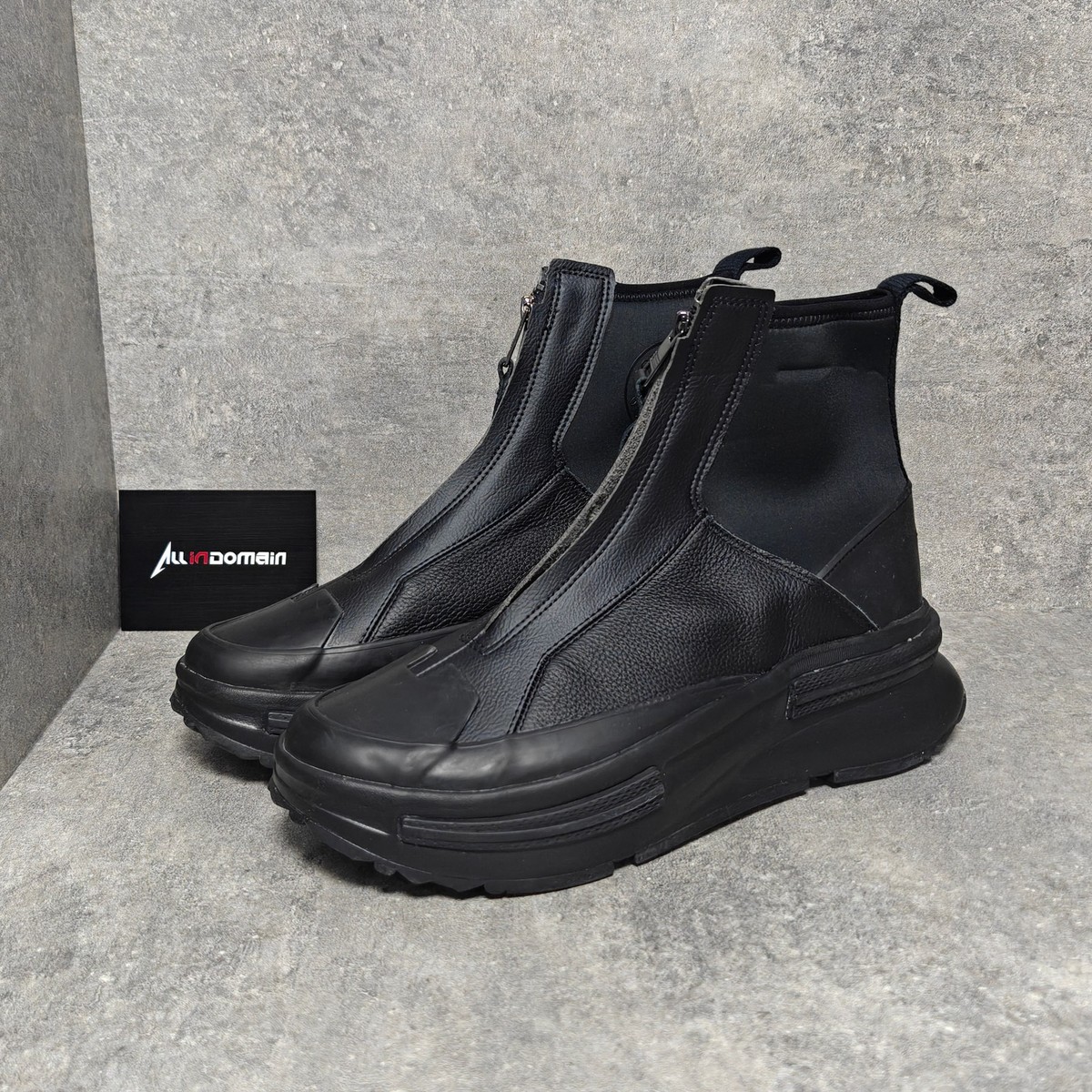Converse Run Star Legacy Chelsea CX High Triple Black A04697C New
