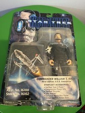 1996 Playmates Star Trek First Contact Commander Riker Action Figure Complete