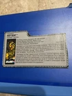 Vintage GI Joe 1989 "HOT SEAT" Filecard Only**