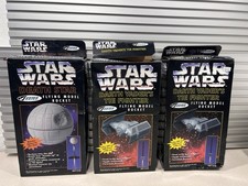 Lot Of 3 Estes - Star Wars Death Star + Darth Vader's Tie Fighter Flying Model