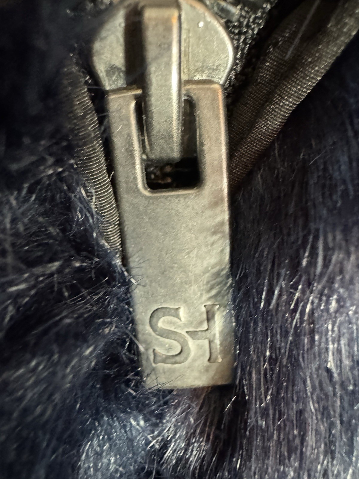 Authentic SpiritHoods Indigo Leopard Crop Jacket … - image 4