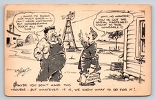 Tubos de radio de la Unión Nacional de colección publicidad postal cómic granja molino de viento