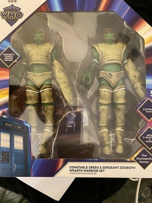 Doctor Who Constable Zreeg und Sergeant Zogroth Wrarth Krieger Figurenset