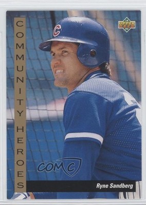 1993 Upper Deck Community Heroes Ryne Sandberg #38 HOF 9du