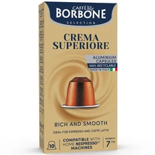 Crema Superiore Aluminum Capsules Compatible with Nespresso Original Machines...