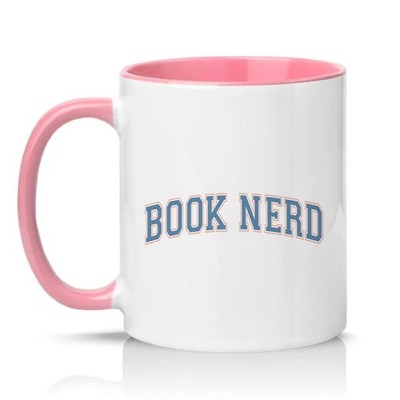 Book Nerd Unisex 11 Unzen Keramiktasse Bücherwurm Lesen Literatur Geschenk