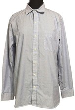 Van Heusen Originals Classic Fit Button-Down Dress Shirt Men Size M 15/15.5-READ