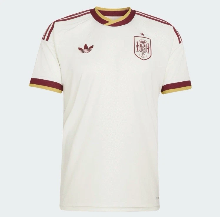 美品 スペイン代表 ユニフォーム 15番 半袖 万国旗 襟付き adidas