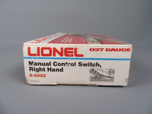 B215 Vintage Lionel 5022 USA 1 Aiguillage Gauche Voie 027 Gauge Zéro 1:43 Boite - Imagen 4 de 18