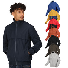 Regatta Mens Shorebay Waterproof Bomber Jacket Outdoor Hooded Rain Coat RRP 100