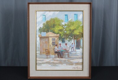 Nikos Krideras ニコス クリデラス 油絵 油彩 風景画 絵画 Nikos Krideras ニコス クリデラス 油絵 油彩 風景画 絵画