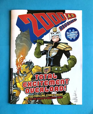2000AD PROG 2256 REGENED / 3rd NOV 2021  REBELLION  NM  CADET DREDD
