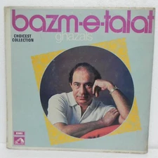 Bazm E Talat Ghazals Choisest Collection Rare 1973 LP Record Bollywood Indian NM