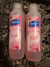 Lot of 2 Suave Essentials Wild Cherry Blossom Shampoo 22.5 FL. Oz. 665 ML each