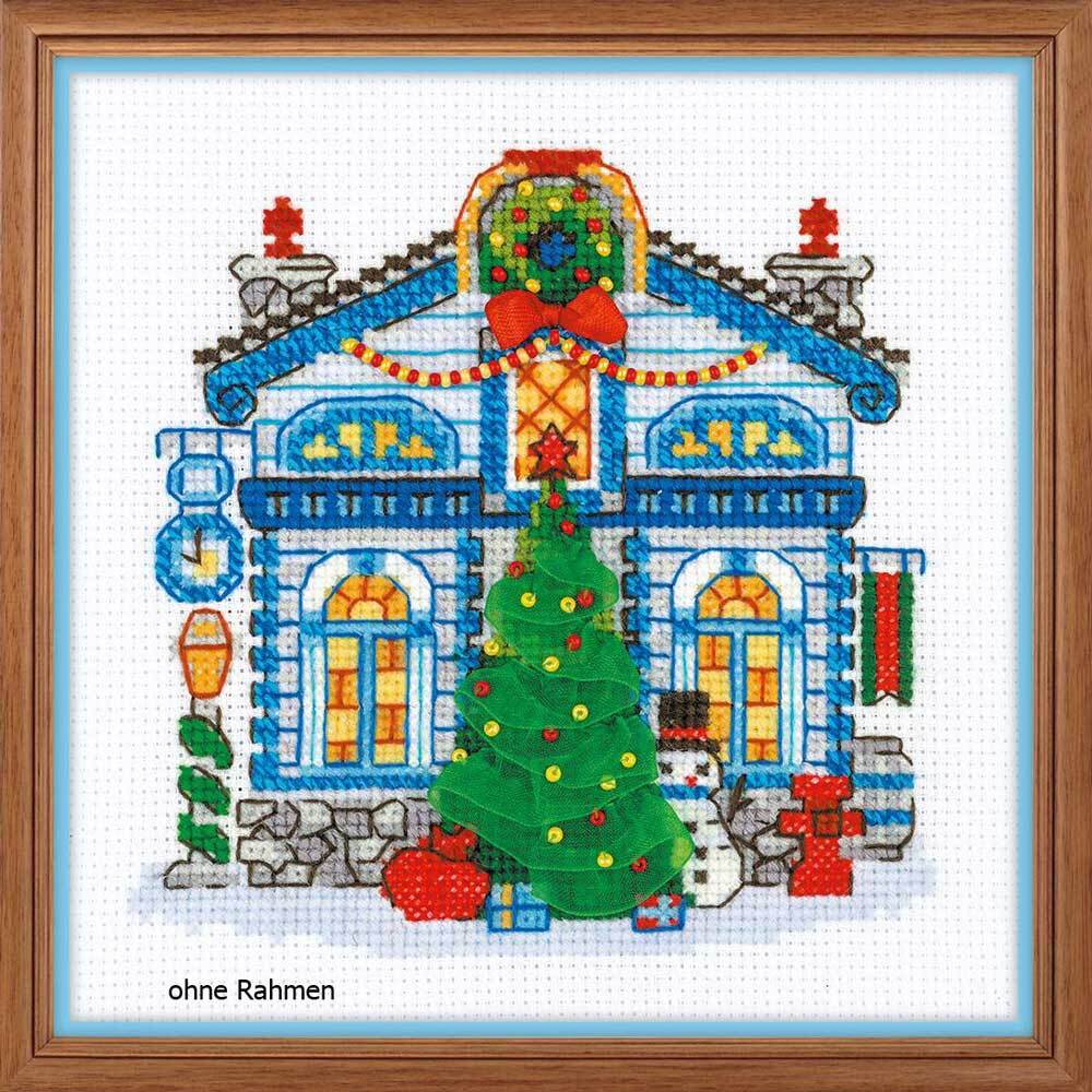 Riolis counted cross stitch Kit Ice Cabin, DIY