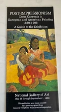 Vintage 1980 National Gallery of Art Post-Impressionism A guide to Exhibition