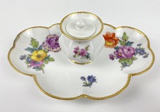 Rare Royal Copenhagen 19th Century Inkwell Sa...