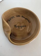 Hotel Les Baleares Perpignan France Souvenir Ashtray Tobacciana
