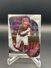 2020 Panini Prizm Manny Machado White Wave Prizm San Diego Padres #76