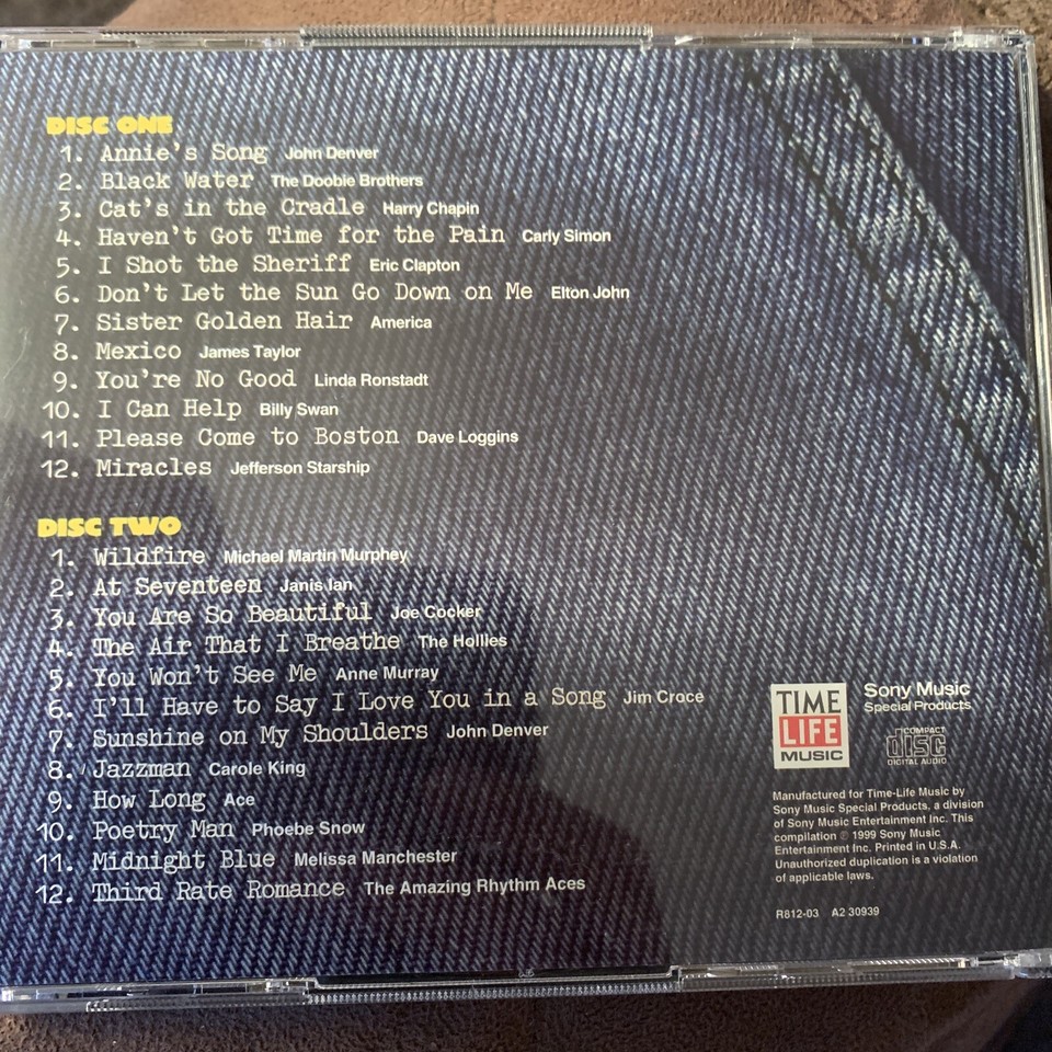 Various Artists: Time Life - Singers And Songwriters 1974 - 1975 (2 CD ...