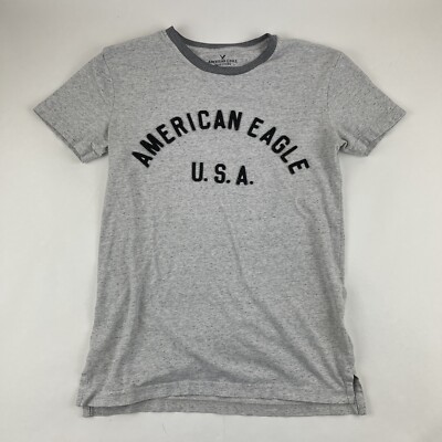 American Eagle Tshirt Womens XS Gray Active Flex Short Sleeve | eBay