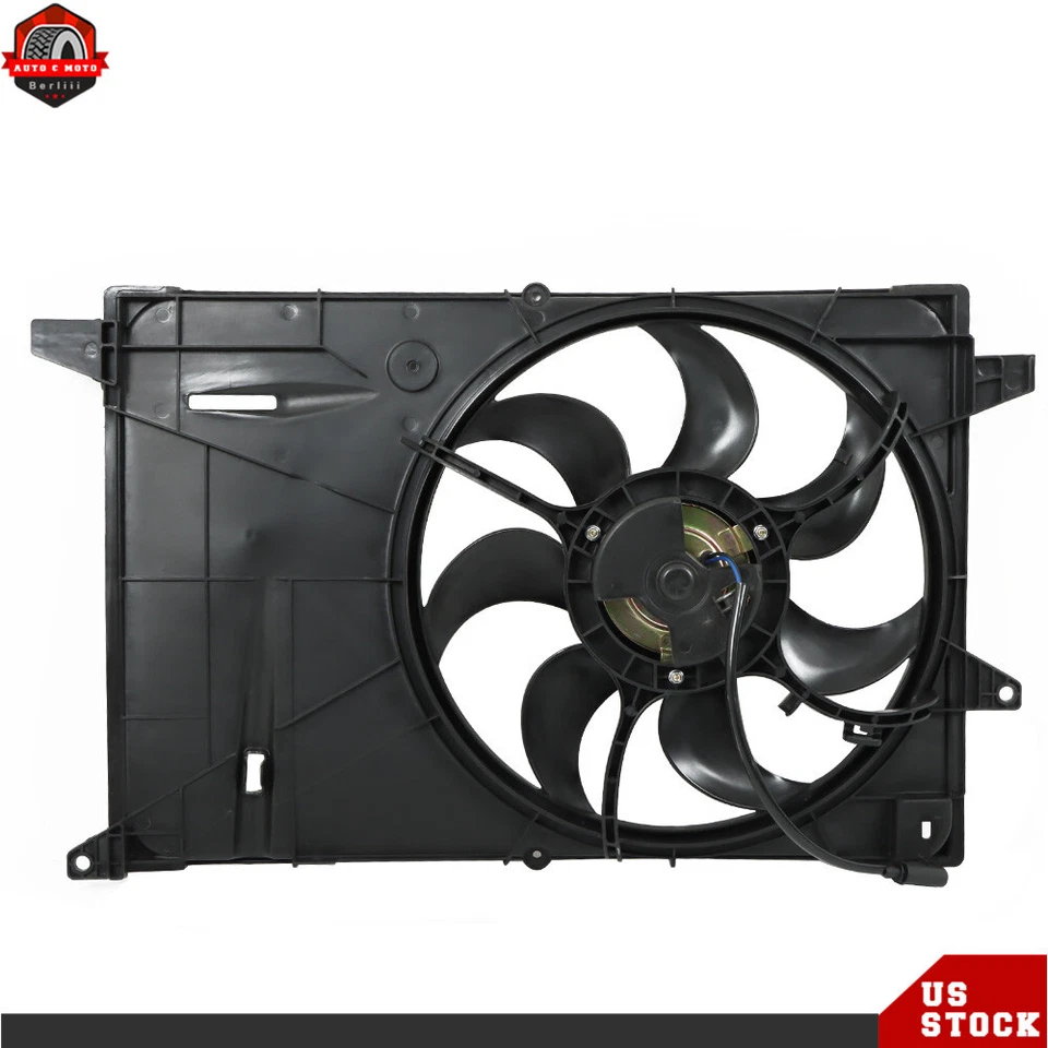 Conjunto de ventilador de refrigeración del radiador ventilador único para Chevrolet Spark 2016 2017-2021 2022 Foto 2 de 4