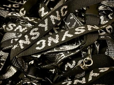 VINTAGE DEADSTOCK 90S NSYNC VIP N'SYNC TOUR LANYARD KEY CHAIN WINTERLAND NOS