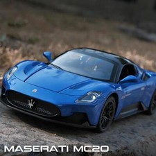 Auto sportiva in lega pressofusa 1:32 Maserati MC20 Coupè giocattolo con suoni e luci per ragazzo