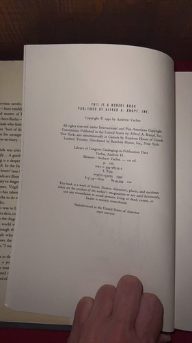 Signed Autographed 1st Edition Hardcover Book Blossom by Andrew Vachss - Picture 9 of 17