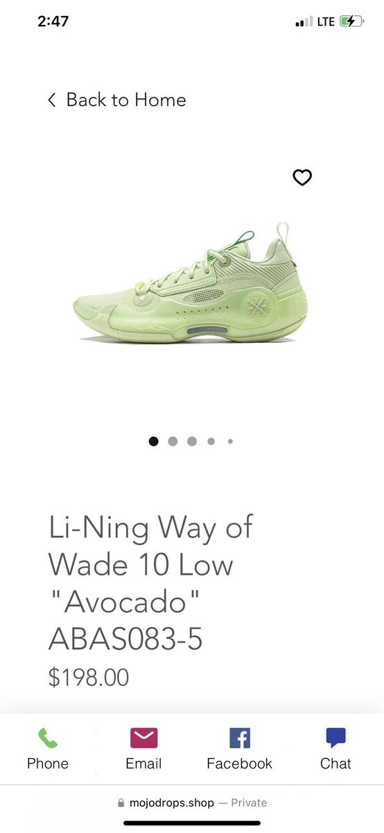 Authentic Li-Ning Way of Wade 10 Low Authentic Li-Ning Way of Wade 10 Low