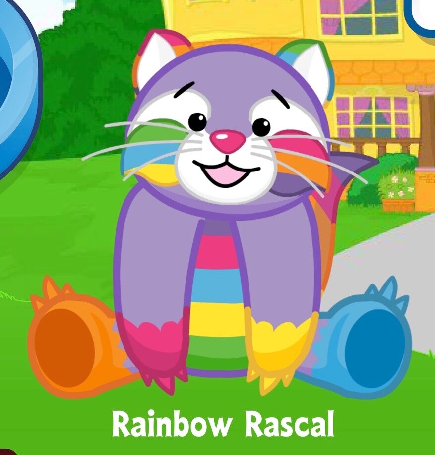 Webkinz Classic Rainbow Rascal - hm9048 - Virtual Adoption