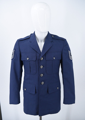 Vintage US Air Force USAF Vietnam Era Tropical Wool Dress Jacket