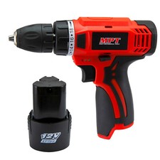 MPT Cordless Drill Driver 12V Power with Battery & Charger ForwardReverse VSpeed product image
